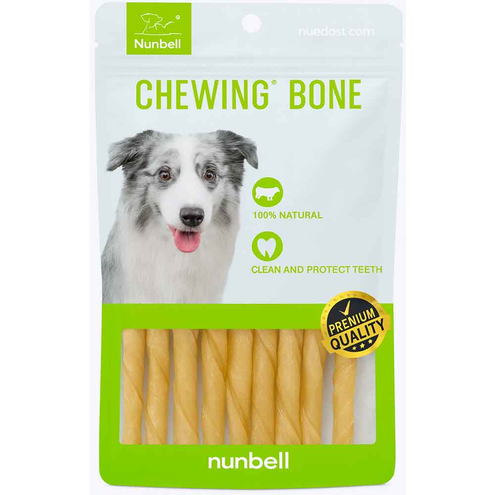 Nunbell Köpek Ödülü Naturel Burgu Çubuk 12 Cm 6 Gr 10’lu